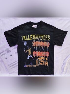 Valley Smashers Black Graphic Tee - Valley Dreams USA